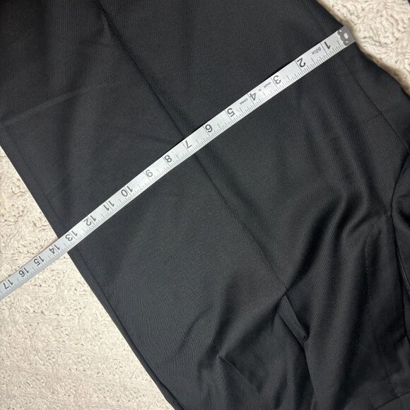 Canali Mens Wool Pleated Dress Pants Black Trousers 54IT w36 Made In Italy NWOT - Picture 15 of 15